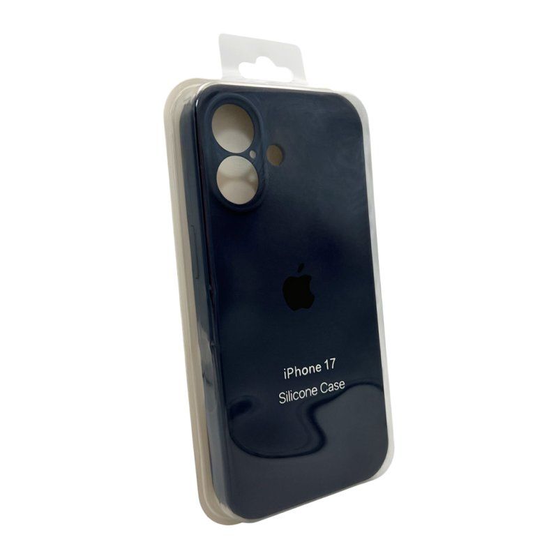 Чохол для смартфона Silicone Full Case AA Camera Protect for Apple iPhone 17 55,Mid Black
