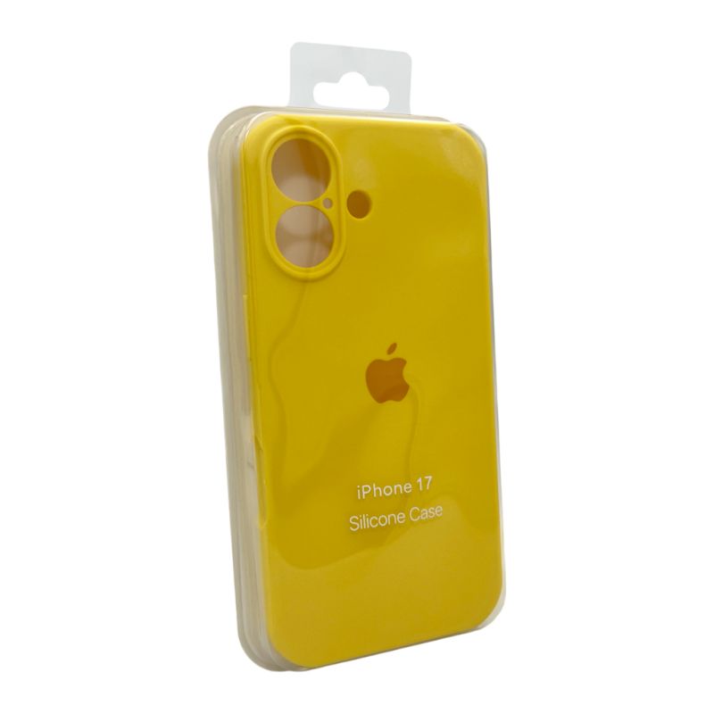 Чохол для смартфона Silicone Full Case AA Camera Protect for Apple iPhone 17 56,Sunny Yellow