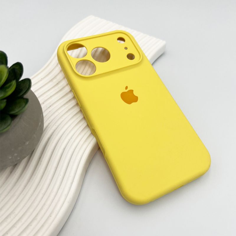 Чохол для смартфона Silicone Full Case AA Camera Protect for Apple iPhone 17 Pro 4,Yellow