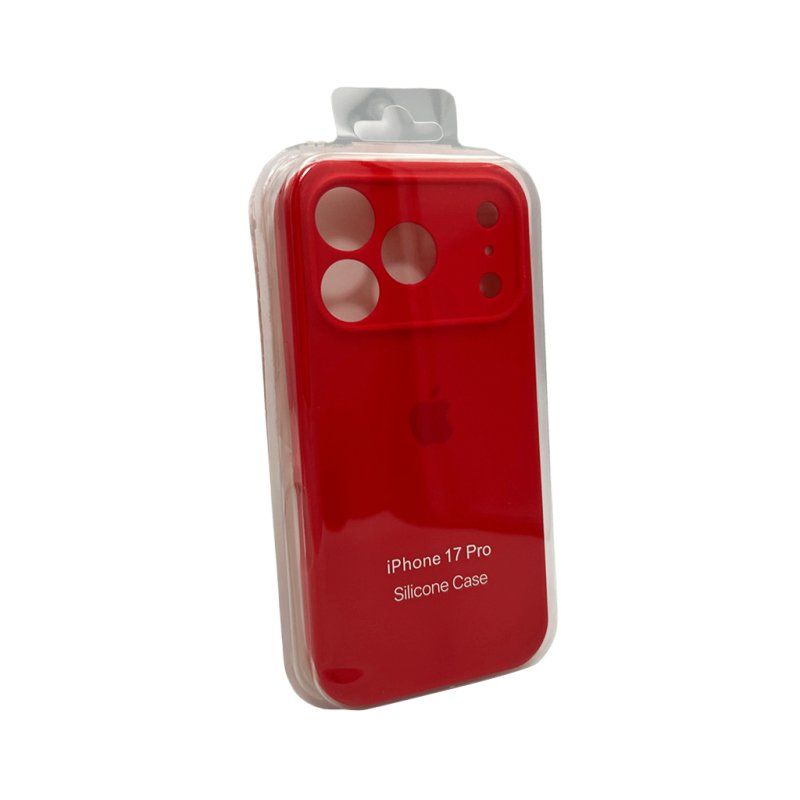 Чохол для смартфона Silicone Full Case AA Camera Protect for Apple iPhone 17 Pro 11,Red