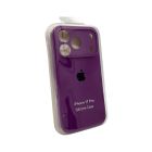 Чохол для смартфона Silicone Full Case AA Camera Protect for Apple iPhone 17 Pro 19,Purple