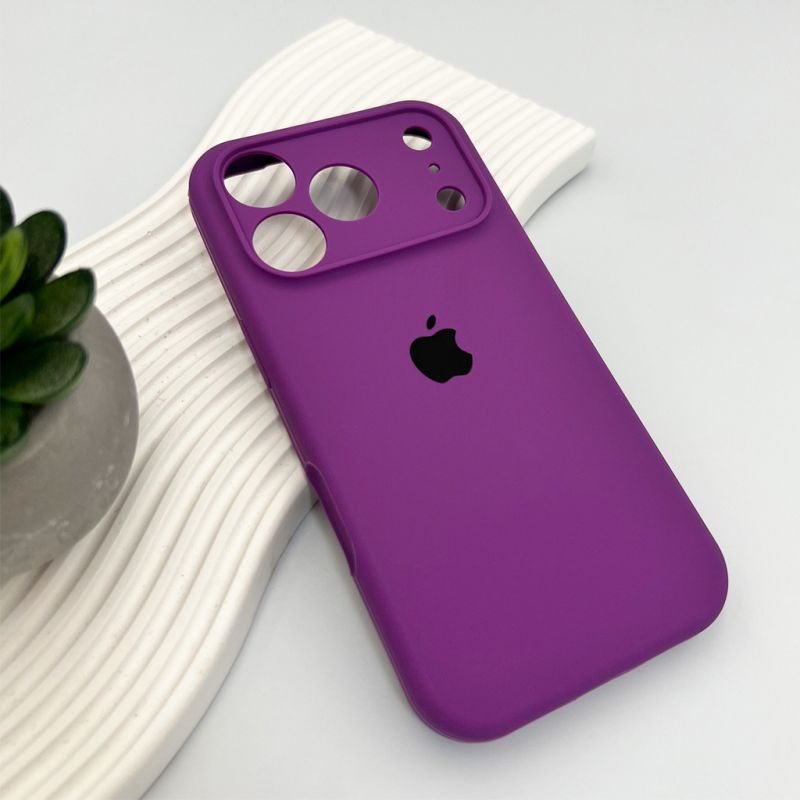 Чохол для смартфона Silicone Full Case AA Camera Protect for Apple iPhone 17 Pro 19,Purple