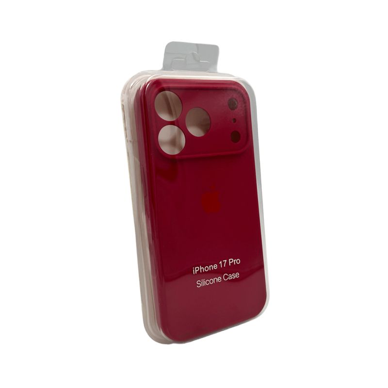 Чохол для смартфона Silicone Full Case AA Camera Protect for Apple iPhone 17 Pro 21,Rose Red