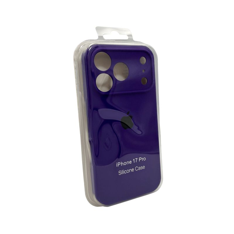 Чохол для смартфона Silicone Full Case AA Camera Protect for Apple iPhone 17 Pro 22,Dark Purple