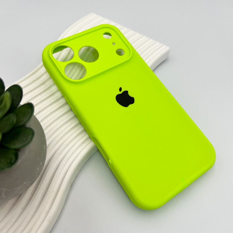 Чохол для смартфона Silicone Full Case AA Camera Protect for Apple iPhone 17 Pro 24,Shiny Green