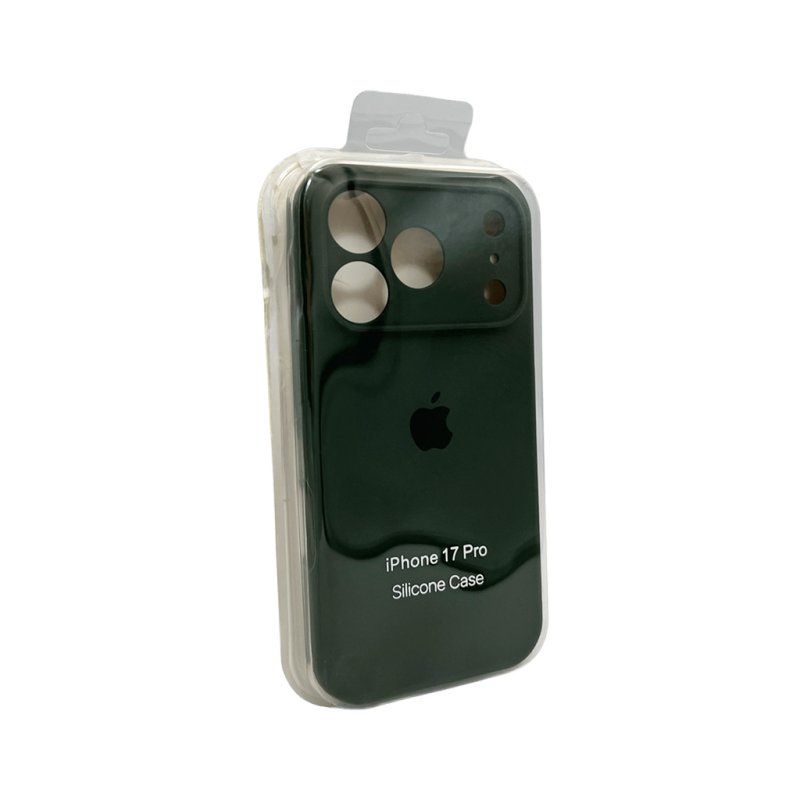 Чохол для смартфона Silicone Full Case AA Camera Protect for Apple iPhone 17 Pro 31,Dark Green