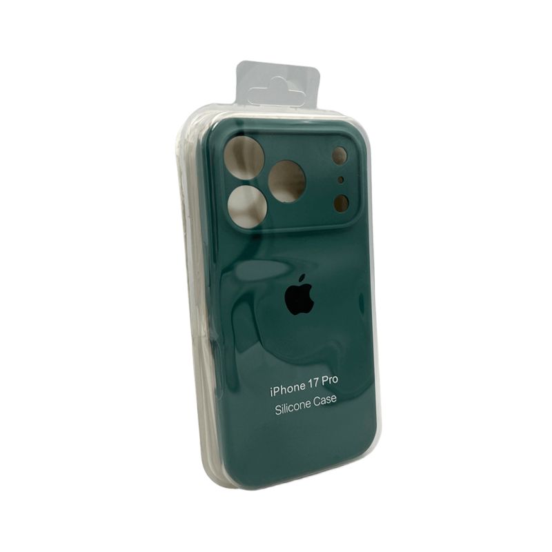 Чохол для смартфона Silicone Full Case AA Camera Protect for Apple iPhone 17 Pro 46,Pine Green