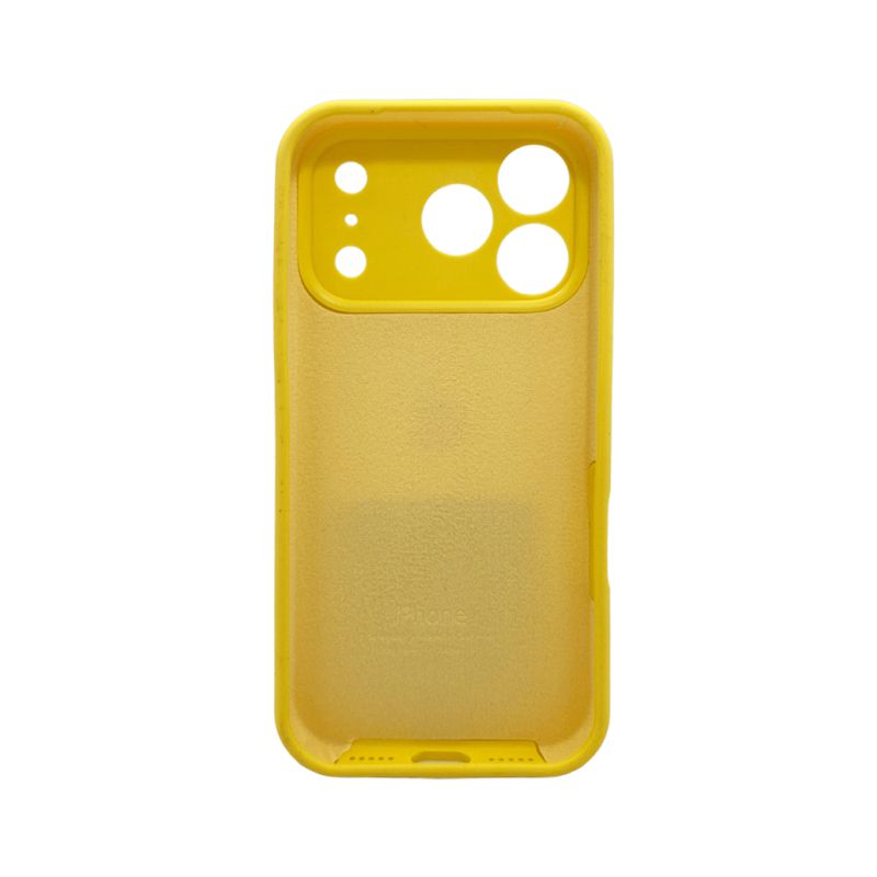 Чохол для смартфона Silicone Full Case AA Camera Protect for Apple iPhone 17 Pro 56,Sunny Yellow
