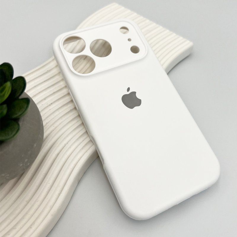 Чохол для смартфона Silicone Full Case AA Camera Protect for Apple iPhone 17 Pro Max 8,White