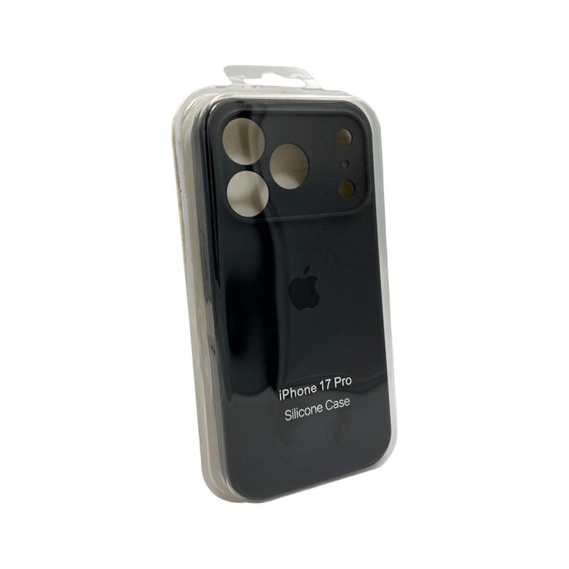 Чохол для смартфона Silicone Full Case AA Camera Protect for Apple iPhone 17 Pro Max 12,Darl Grey