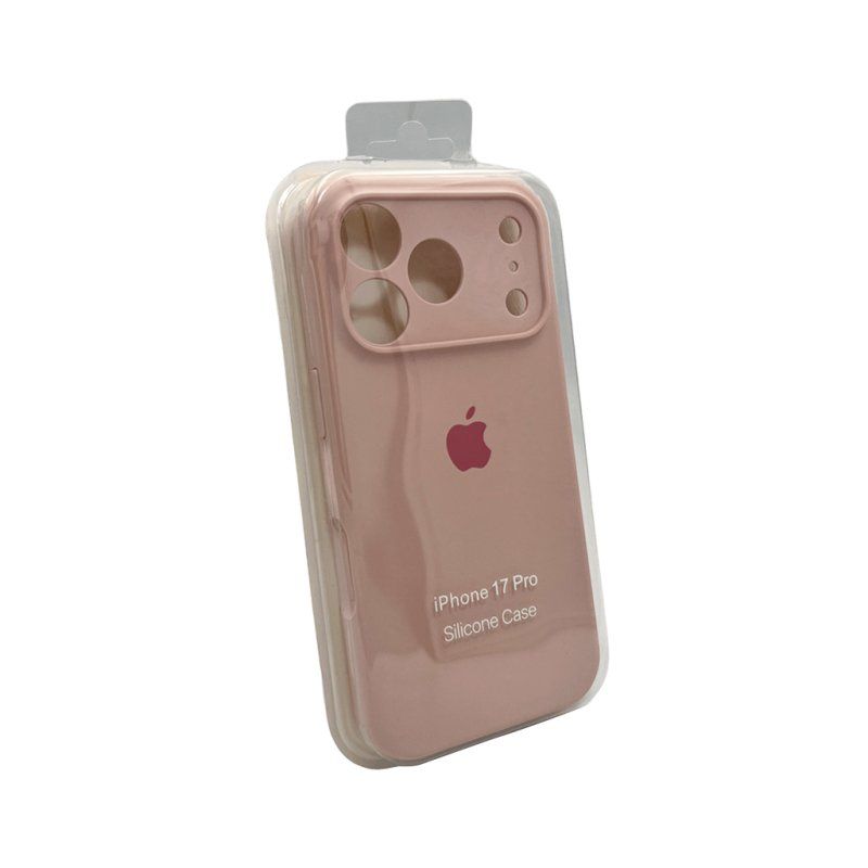 Чохол для смартфона Silicone Full Case AA Camera Protect for Apple iPhone 17 Pro Max 15,Pink Sand