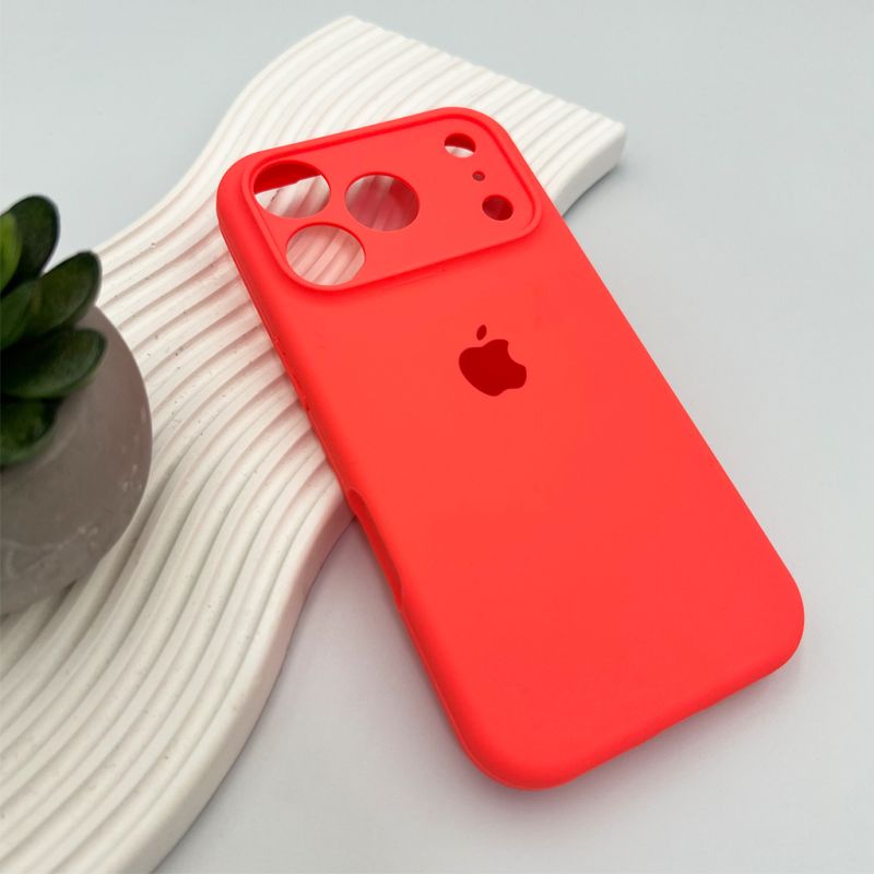 Чохол для смартфона Silicone Full Case AA Camera Protect for Apple iPhone 17 Pro Max 18,Peach