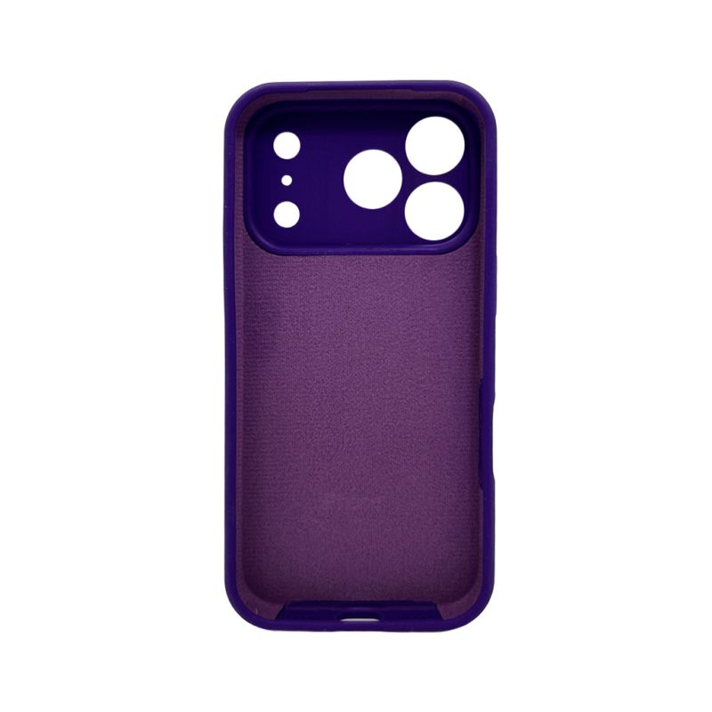 Чохол для смартфона Silicone Full Case AA Camera Protect for Apple iPhone 17 Pro Max 22,Dark Purple
