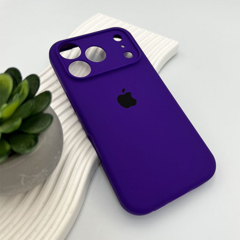 Чохол для смартфона Silicone Full Case AA Camera Protect for Apple iPhone 17 Pro Max 22,Dark Purple