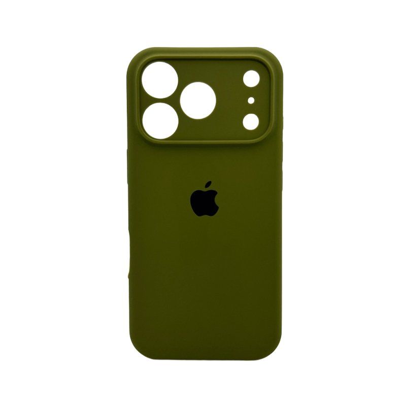 Чохол для смартфона Silicone Full Case AA Camera Protect for Apple iPhone 17 Pro Max 29,Army Green