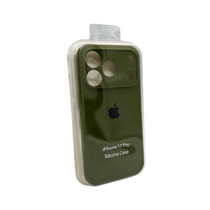 Чохол для смартфона Silicone Full Case AA Camera Protect for Apple iPhone 17 Pro Max 29,Army Green