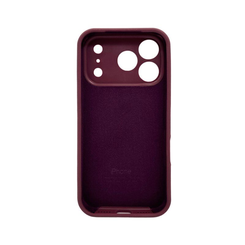 Чохол для смартфона Silicone Full Case AA Camera Protect for Apple iPhone 17 Pro Max 35,Maroon