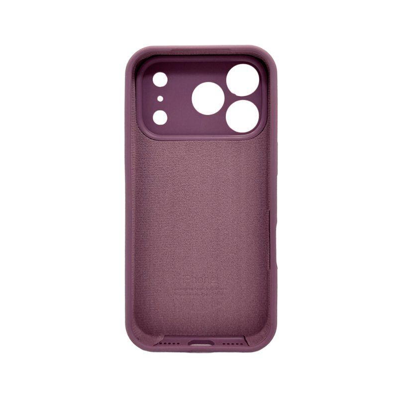 Чохол для смартфона Silicone Full Case AA Camera Protect for Apple iPhone 17 Pro Max 36,Blackcurrant