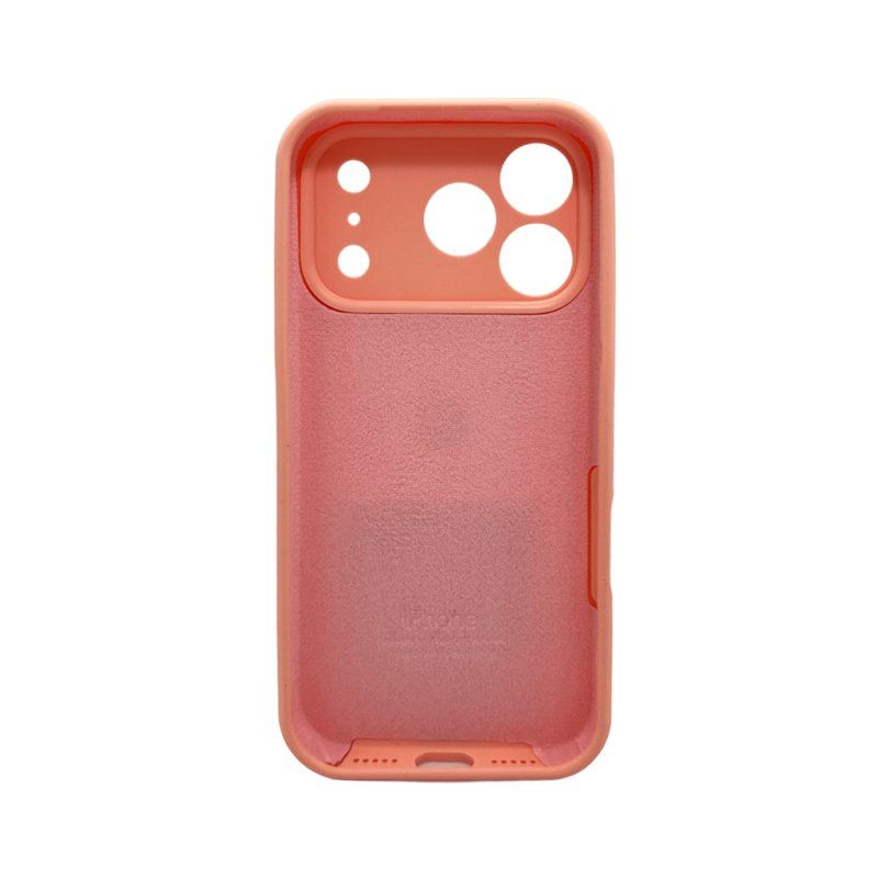 Чохол для смартфона Silicone Full Case AA Camera Protect for Apple iPhone 17 Pro Max 37,Grapefruit