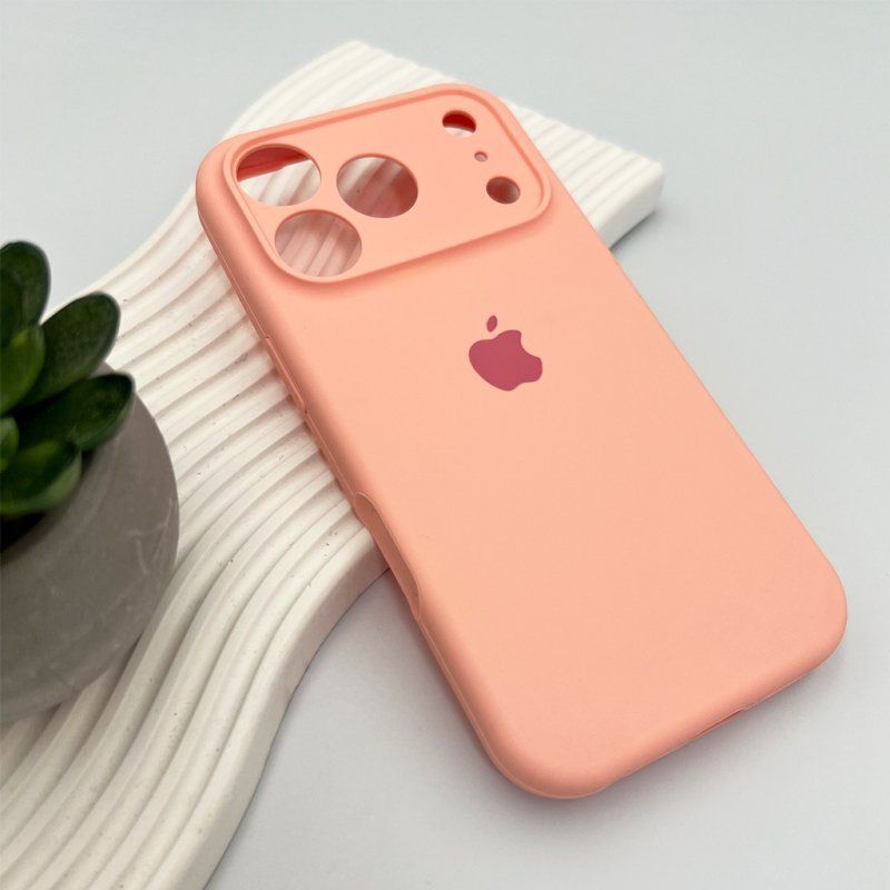 Чохол для смартфона Silicone Full Case AA Camera Protect for Apple iPhone 17 Pro Max 37,Grapefruit
