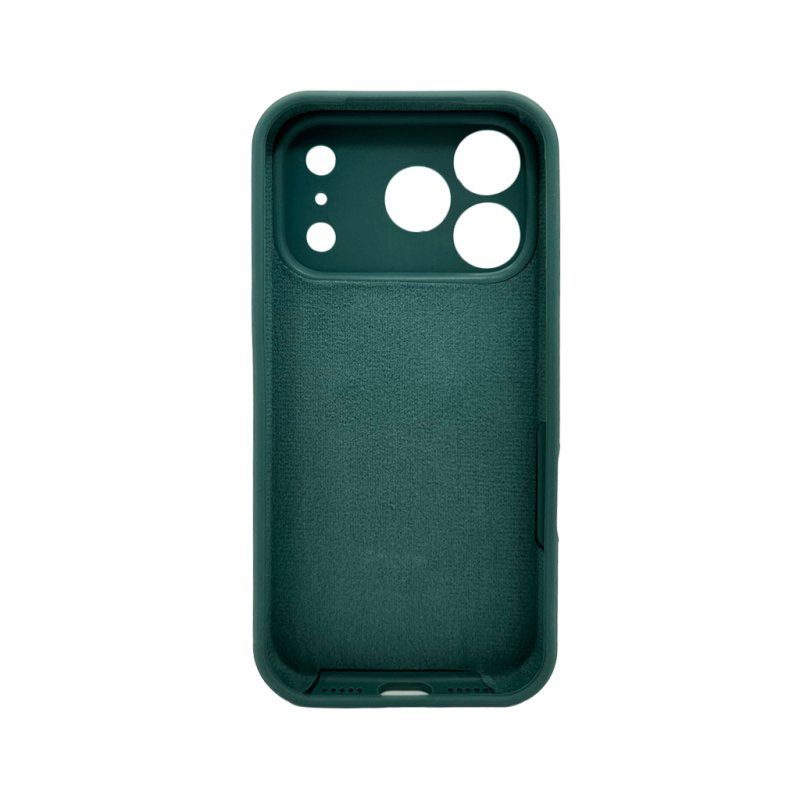Чохол для смартфона Silicone Full Case AA Camera Protect for Apple iPhone 17 Pro Max 46,Pine Green