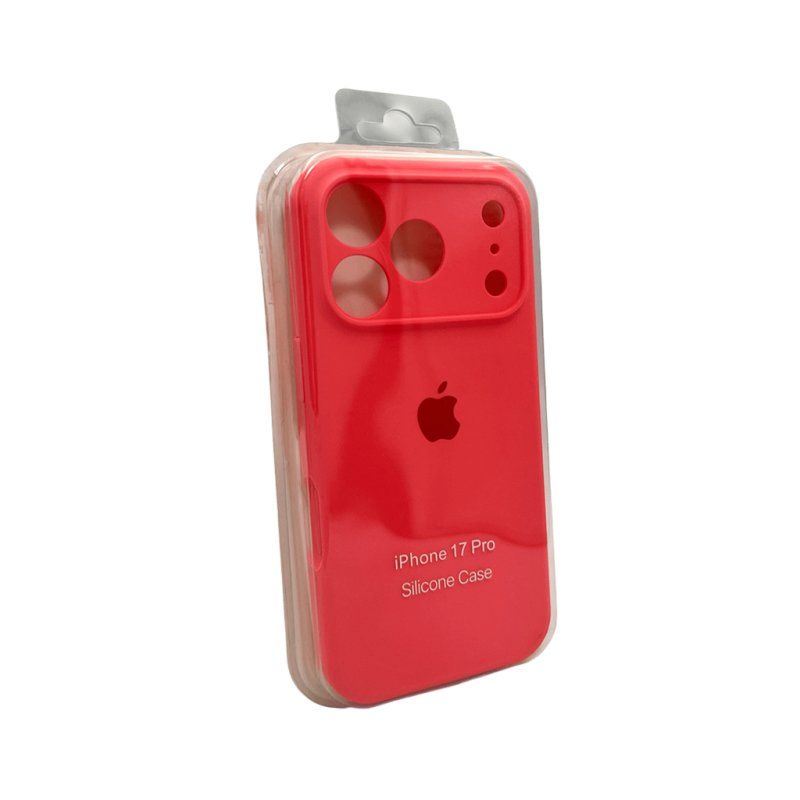 Чохол для смартфона Silicone Full Case AA Camera Protect for Apple iPhone 17 Pro Max 50,Pink Orange