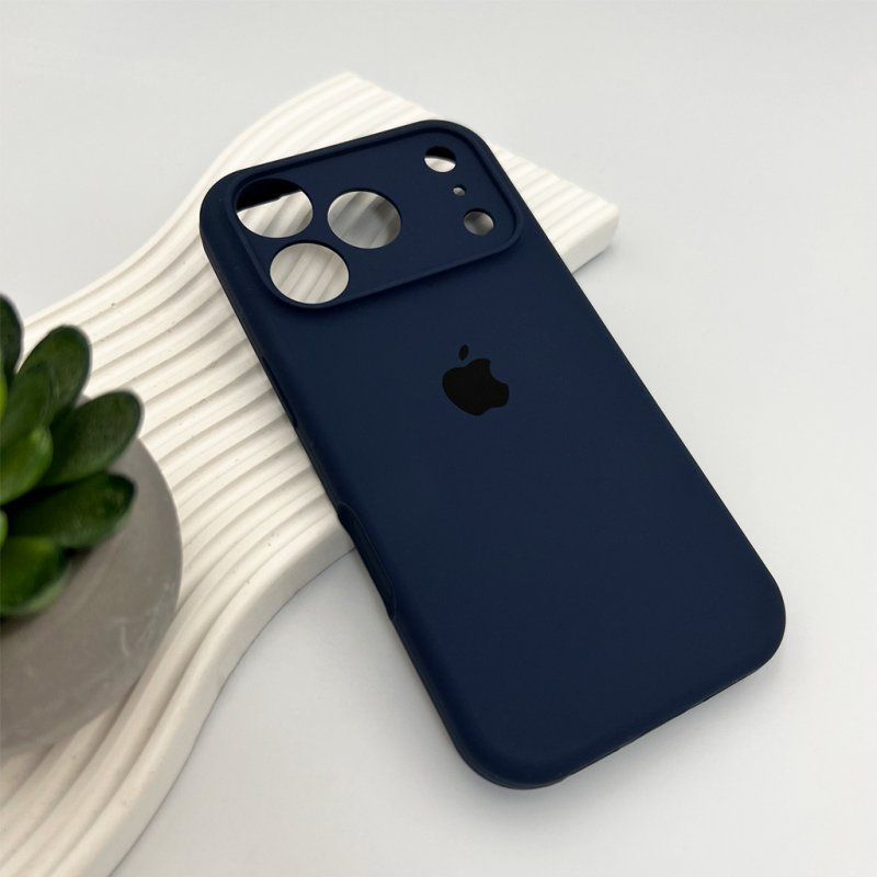 Чохол для смартфона Silicone Full Case AA Camera Protect for Apple iPhone 17 Pro Max 55,Mid Black