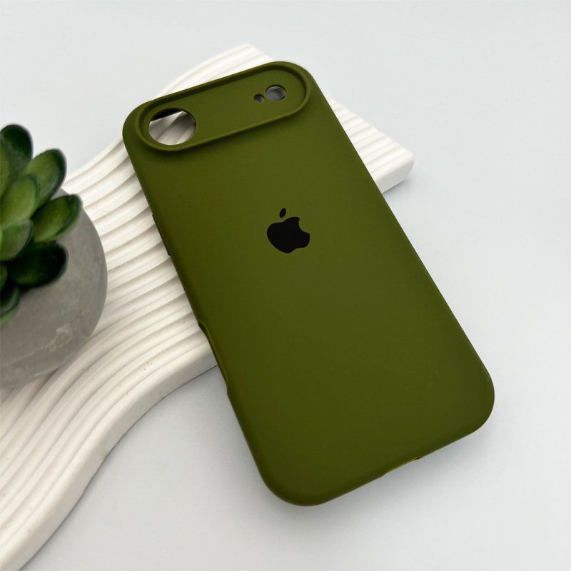 Чохол для смартфона Silicone Full Case AA Camera Protect for Apple iPhone 17 Air 29,Army Green