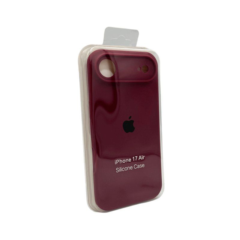Чохол для смартфона Silicone Full Case AA Camera Protect for Apple iPhone 17 Air 47,Plum