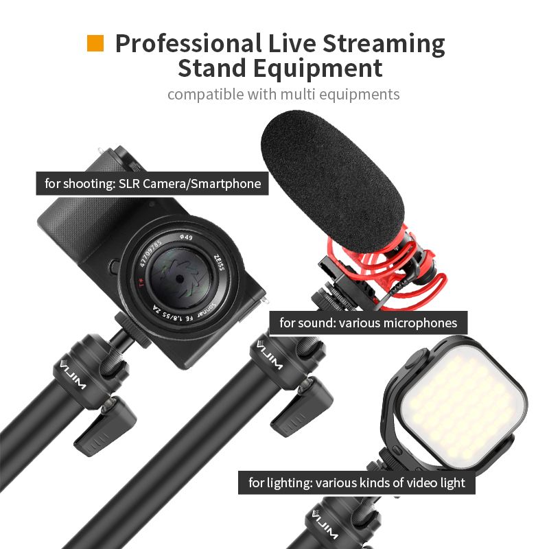 Штатив-тримач Ulanzi Vijim Desktop Flexible Arm/Light Stand(Three-Stages) (UV-2666 LS08)