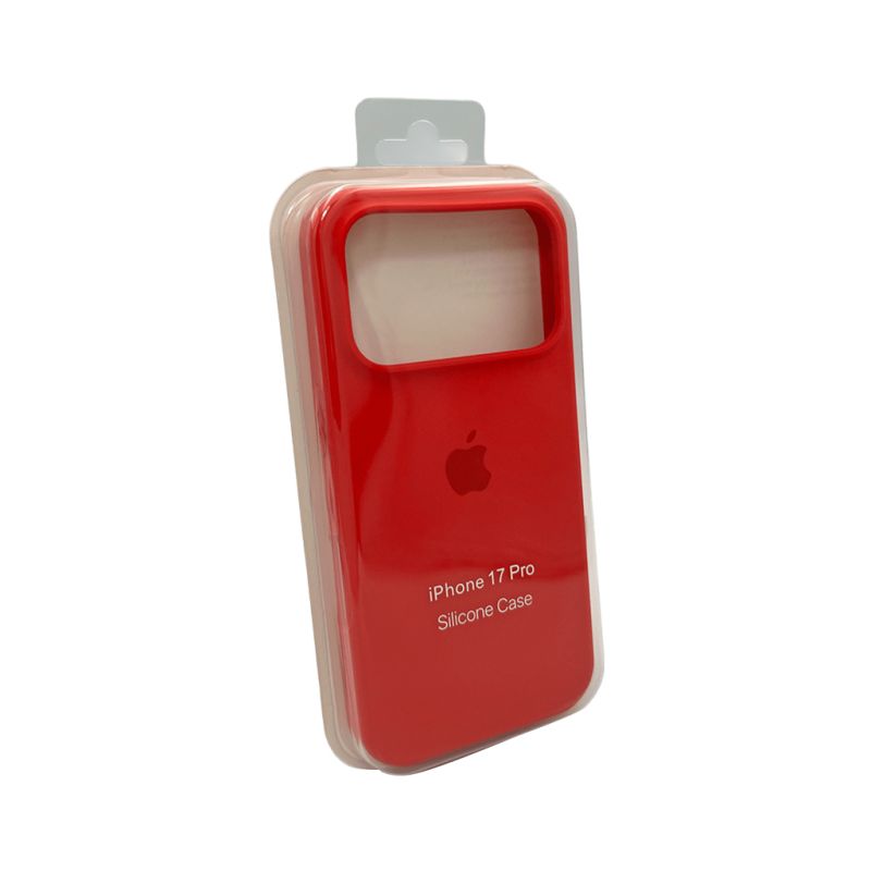 Чохол для смартфона Silicone Full Case AA Open Cam for Apple iPhone 17 Pro 20,China Red