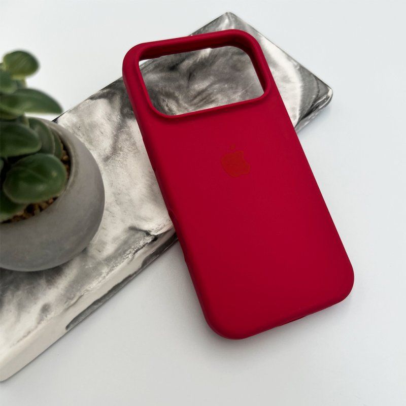 Чохол для смартфона Silicone Full Case AA Open Cam for Apple iPhone 17 Pro 21,Rose Red