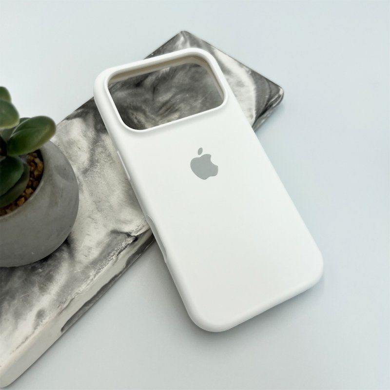 Чохол для смартфона Silicone Full Case AA Open Cam for Apple iPhone 17 Pro Max 8,White