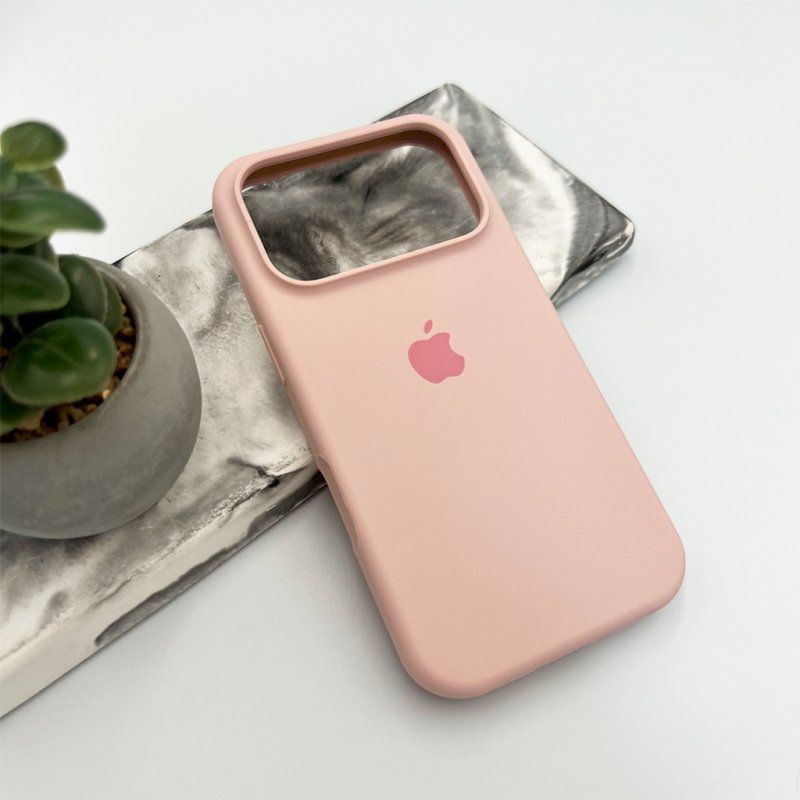 Чохол для смартфона Silicone Full Case AA Open Cam for Apple iPhone 17 Pro Max 15,Pink Sand