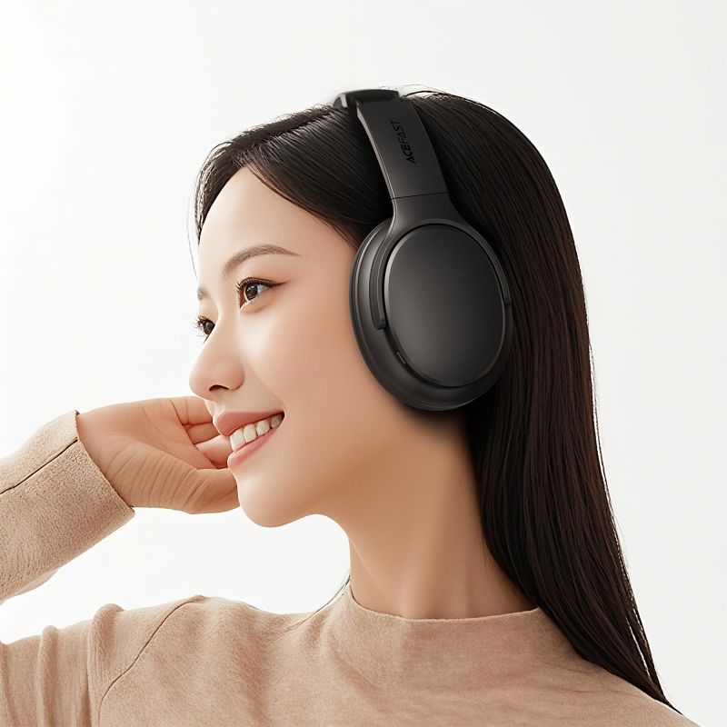 Бездротові накладні навушники ACEFAST H10 wireless headset Black