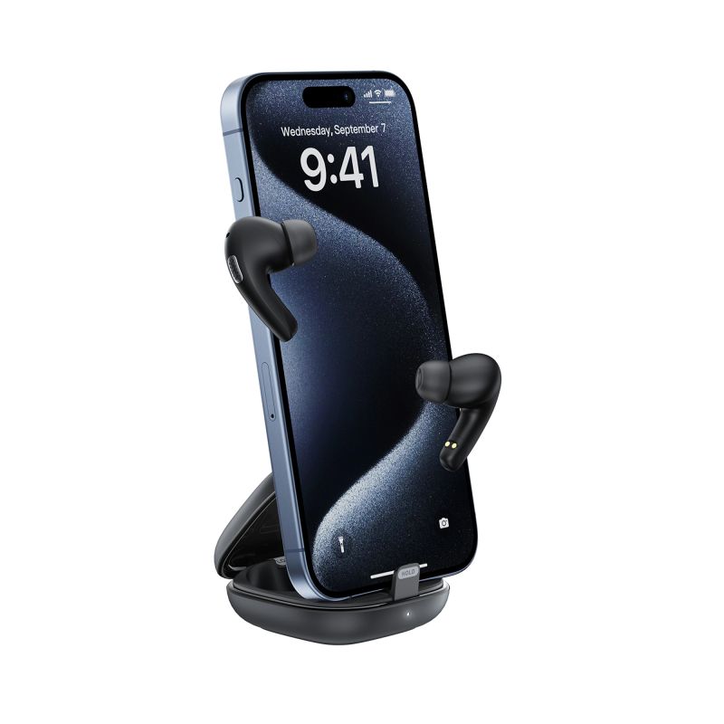 Бездротові навушники ACEFAST W4 true wireless earbuds with phone stand Black