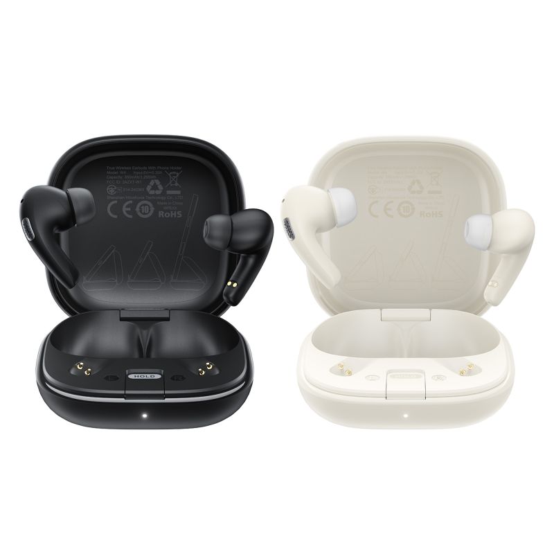 Бездротові навушники ACEFAST W4 true wireless earbuds with phone stand Khaki