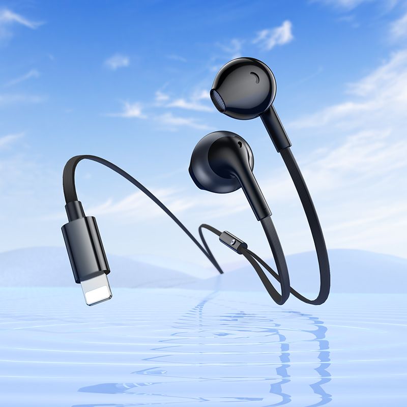 Навушники HOCO M115 Sagacious universal earphones with microphone iP Black