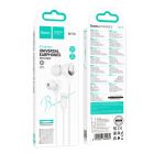 Навушники HOCO M116 Benevolent universal digital earphones with microphone iP White