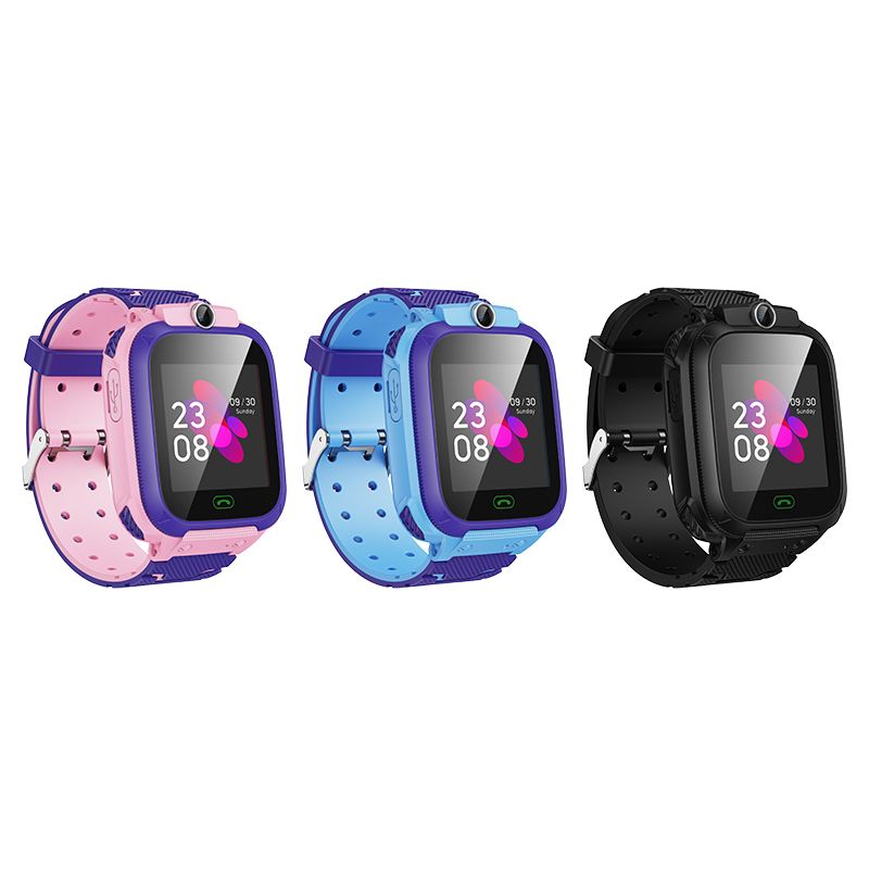 Дитячий смарт-годинник HOCO Y105 children phone watch Black