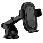 Автотримач для телефона з БЗП BOROFONE BH223 Follower push-type wireless fast charging car holder(center console)