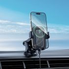 Автотримач для телефона з БЗП BOROFONE BH223 Follower push-type wireless fast charging car holder(center console)