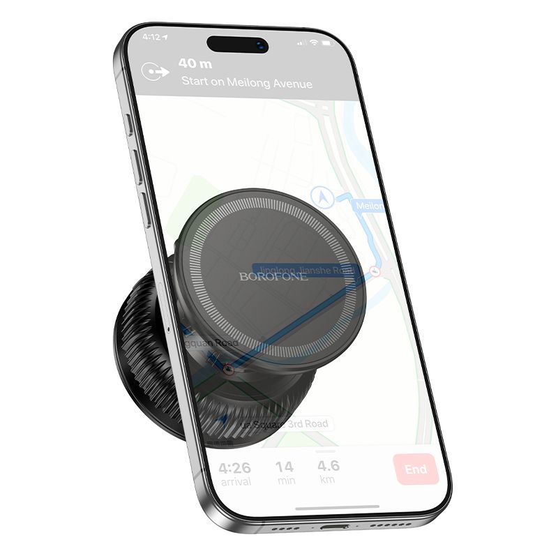 Автотримач для телефона BOROFONE BH139 Rider vacuum suction cup magnetic holder(universal)