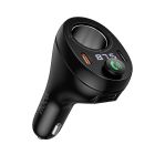 АЗП з FM-модулятором HOCO E88 Star 35W(2C) cigarette lighter car BT FM transmitter Black