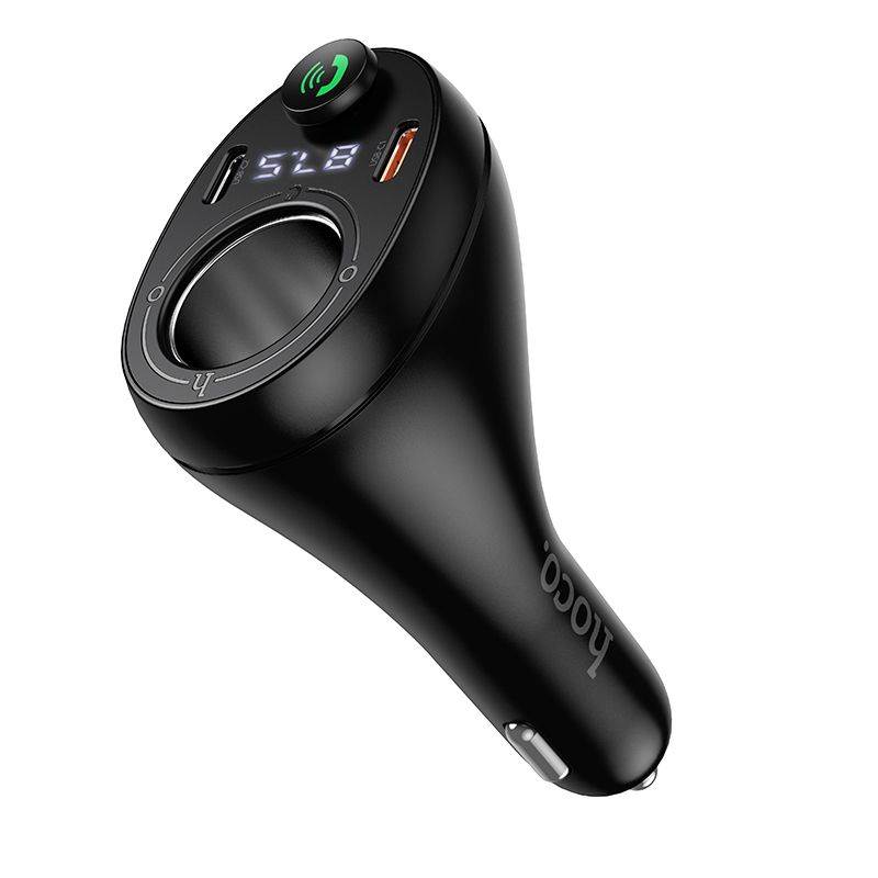 АЗП з FM-модулятором HOCO E88 Star 35W(2C) cigarette lighter car BT FM transmitter Black
