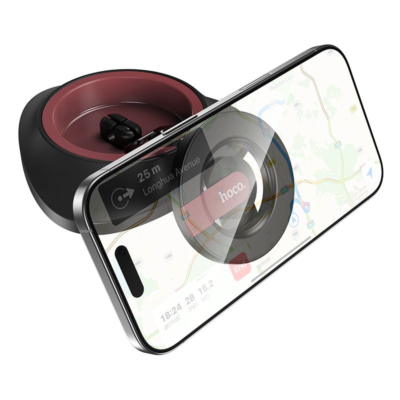 Автотримач для телефона HOCO H90 Tower folding ring magnetic car holder(dashboard)