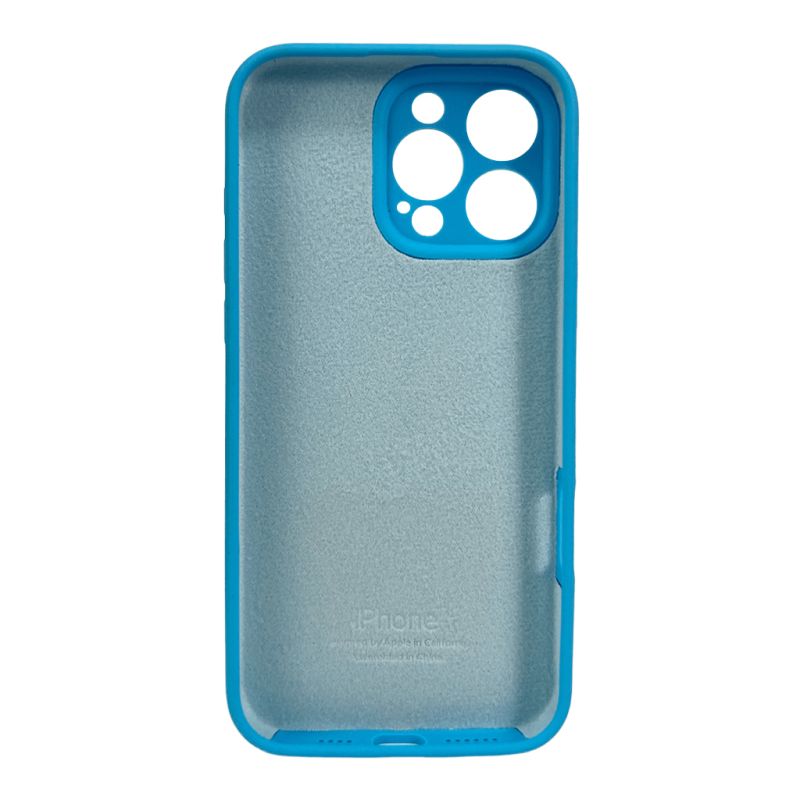Чохол для смартфона Silicone Full Case AA Camera Protect for Apple iPhone 16 Pro 44,Light Blue