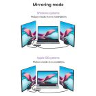 USB-хаб Baseus Metal Gleam Series 7-in-1 Multifunctional Type-C HUB Docking Station Gray （Type-C to HDMI*1+USB3.0*3+PD*1+VGA*1+RJ45*1）