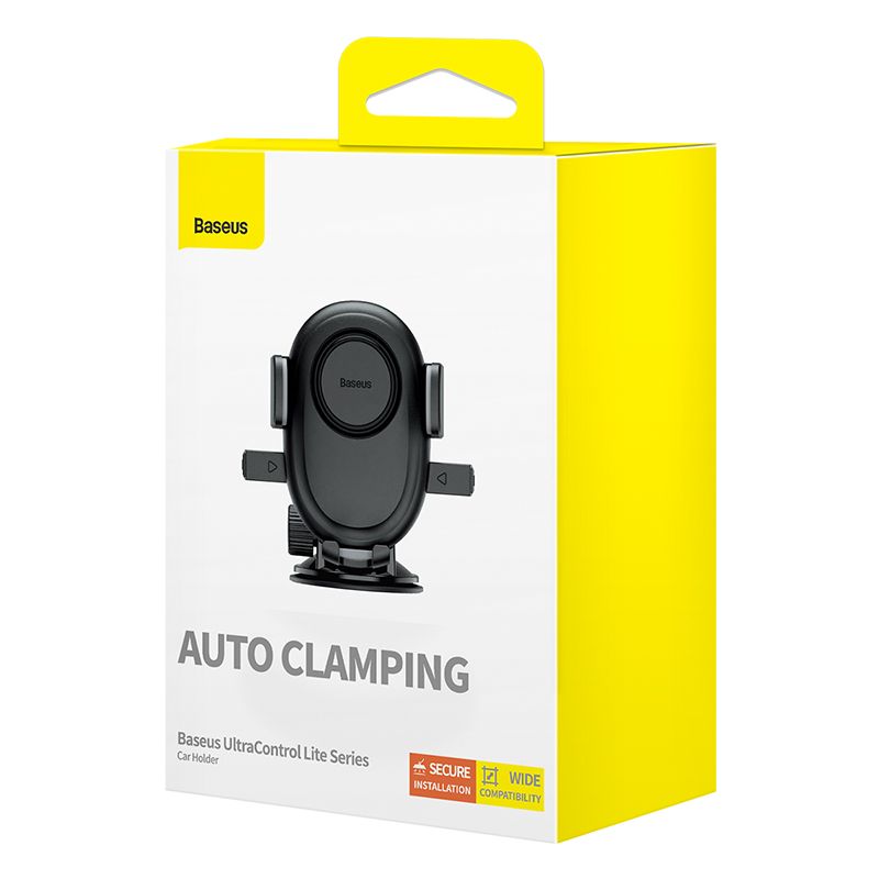 Автотримач для телефона Baseus UltraControl Lite Series Car Holder Cluster Black