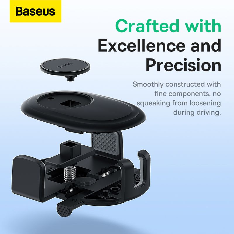 Автотримач для телефона Baseus UltraControl Lite Series Car Holder Cluster Black